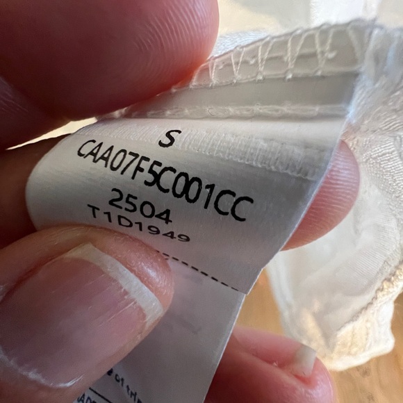 Cupshe Light & Delicate White Cover-Up Kimono~Small - Picture 14 of 15